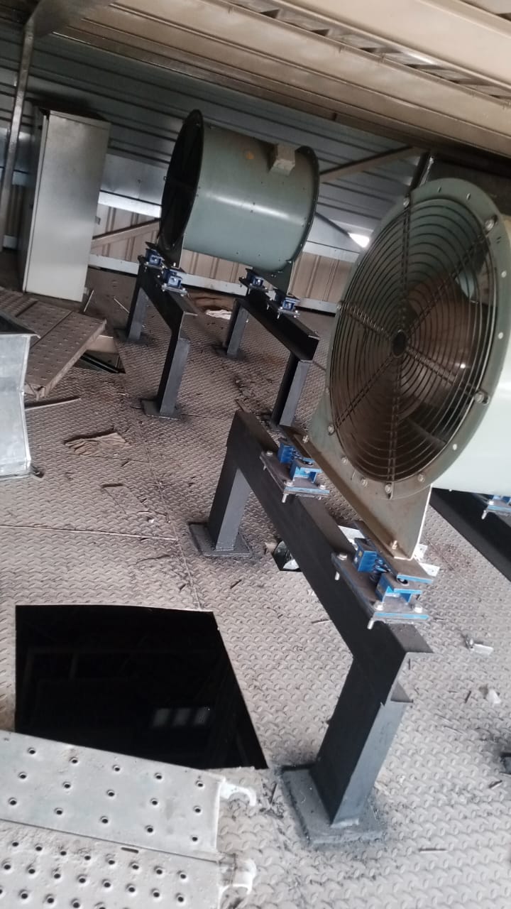 NMIAL DUCTING ERECTION AND FAN INSTALLATION WORKS  L&T BY CDVL